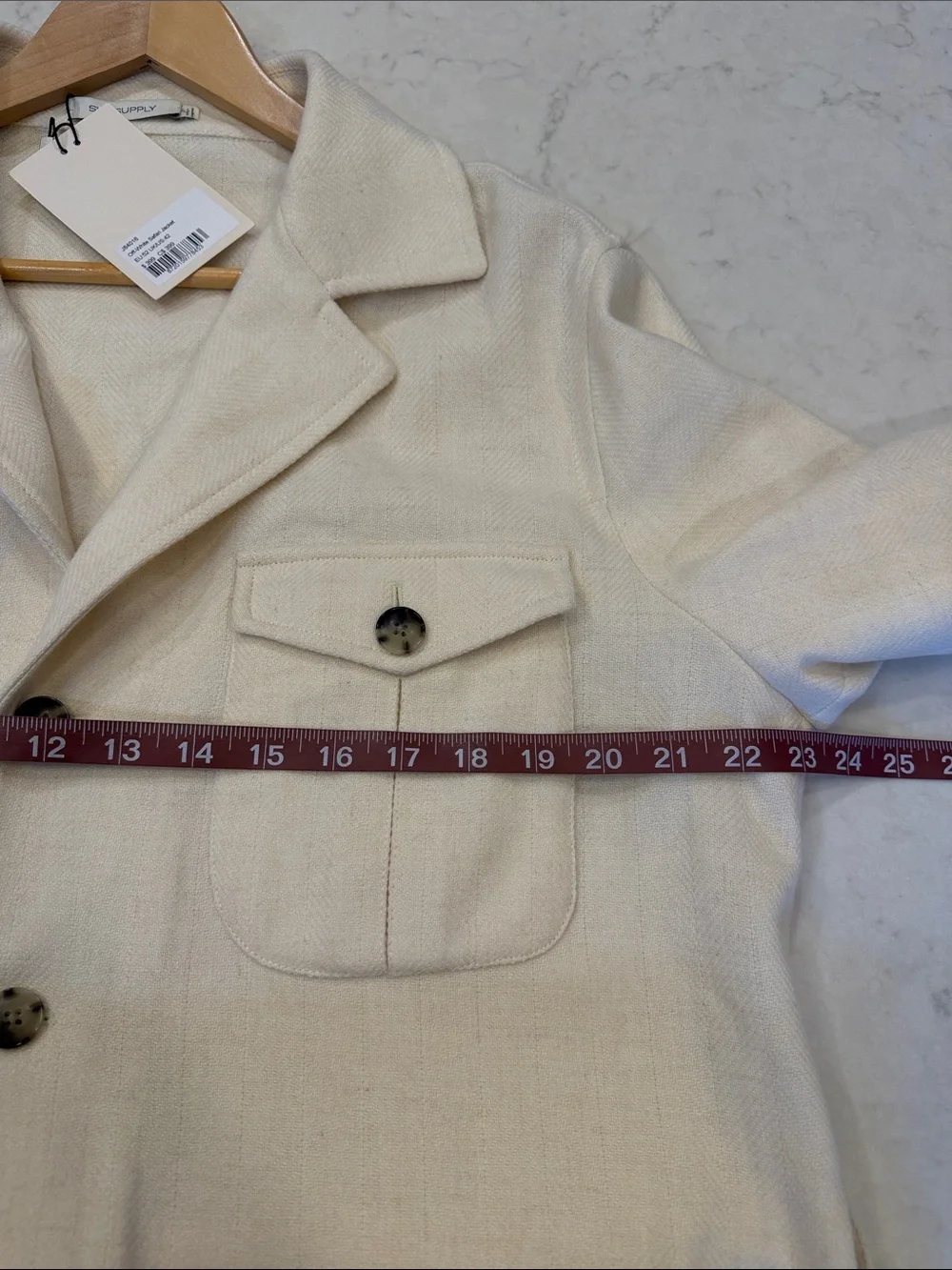 Suit supply NEW Cashmere Utility Jacket